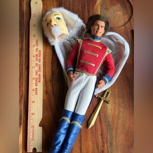2001 Mattel Barbie in the Nutcracker Ken as Prince Eric doll